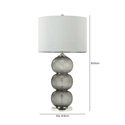Lottie Clear Glass Table Lamp